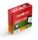 Refletor led slim 10w branca biv ourolux