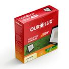 Refletor led slim 50w biv preto 3000k ourolux Refletor led slim 50w biv preto 3000k ourolux