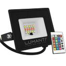 Refletor Led Smart 20W Rgb Bivolt Ip66 C/ Controle Remoto Refletor Led Smart 20W Rgb Bivolt Ip66 C/ Controle Remoto
