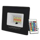 Refletor Led Smart 30W Rgb Bivolt Ip66 C/ Controle Remoto Refletor Led Smart 30W Rgb Bivolt Ip66 C/ Controle Remoto