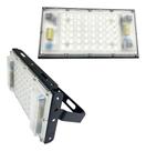 Refletor Led Smd Modular Preto 50w Ip66 Bivolt