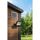 Refletor LED Solar 100W Preto IP67 Luz Branco Frio