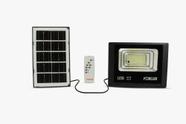 Refletor Led Solar 50w 6500k Preto Foxlux Refletor Led Solar 50w 6500k Preto Foxlux