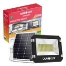 Refletor led solar 60w 6500k controle remoto ourolux 03296 Refletor led solar 60w 6500k controle remoto ourolux 03296