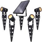 Refletor LED solar Solar Light Mart 4-Spot Warm White