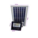 Refletor Luminaria solar 30W+ PLACA SOLAR com CONTROLE COMPLETO