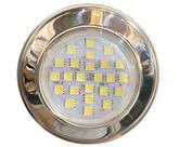 Refletor para piscina power led 5w inox 316 branco brustec Refletor para piscina power led 5w inox 316 branco brustec