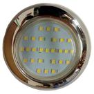 Refletor Power LED Branco 6W Inox - Brustec