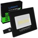 Refletor Preto Led Eco 50W Bivolt Branco Frio 5500K IP66