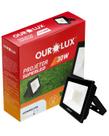 Refletor Projetor LED 30w Bivolt Cor da Luz Branco Frio 6500K IP65 Ourolux