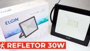 Refletor Projetor Slim Led 30W 6500K Bivolt Elgin