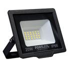 Refletor Slim 20W Luz Amarela 3000K Fortled Refletor Slim 20W Luz Amarela 3000K Fortled