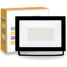 Refletor Slim 50W Alta Potência 6.500K IP65 Branca