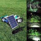 Refletor Solar 100w Led Branco Frio Controle Remoto Placa Solar Timer