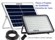 Refletor Solar Garantia 1 Ano Qualidade Garantida Placa Fotovoltaica Cabo 5 metros