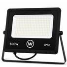 Refletor Solar LED 600W IP66 c/ Controle e Placa Solar