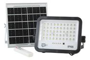 Refletor Solar Led Holofote 500w Placa Bateria Prova D Água