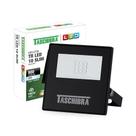 Refletor Taschibra Led Tr Slim 10W Luz Branco Fria 6500K Preto Bivolt