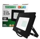 Refletor Tr Led 50W Slim 6500K Preto