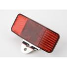 Refletor traseiro Brompton com suporte prata para bicicletas sem bagageiro - QREFRLA Refletor traseiro Brompton com suporte prata para bicicletas sem bagageiro - QREFRLA