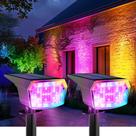 Refletores solares AUDERWIN que mudam de cor 63 LEDs IP65