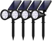 Refletores solares InnoGear, pacote com 4, impermeáveis, brancos frios