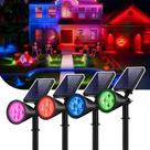 Refletores solares InnoGear, pacote com 4, vermelho, verde, azul, roxo
