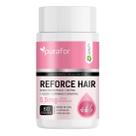 Reforce hair suplemento para cabelos e unhas com ácido pantotênico, selênio e coq10 purafor quality