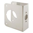 Reforço de fechadura de porta Prime-Line U 9592 em aço inoxidável
