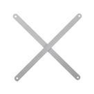 Reforço de Fundo em X para Estantes Pandin 1150 mm Cinza