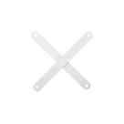 Reforço Lateral em X para Estantes Pandin 427 mm Branco
