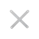 Reforço Lateral em X para Estantes Pandin 500 mm Cinza