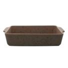 Refratario de ceramica marrom matte grande 35x22x7 wolff Refratario de ceramica marrom matte grande 35x22x7 wolff
