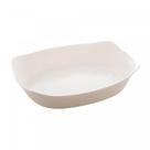 Refratário de Vidro Opalino Branco 34x25cm 2,7L 5870 - Lyor