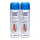 Refrescador de carpetes Carpet Fresh No Vacuum Foam Super Pet 310 ml (pacote com 2)