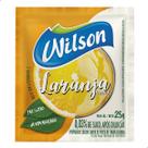 Refresco Suco em Pó Wilson sabor Laranja Display com 12 Unidade Sachê 25g Adoçado