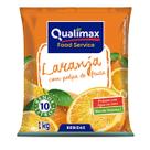 Refresco Suco LARANJA 1Kg Qualimax - Food Service Uso Profissional / Fonte de Vitamina C / Rende Até 10 Litros