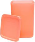 Refri Line Quadrado 2,2 Litros Salmon Tupperware