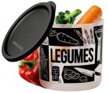 Refri Line Redondo 1,1 Litros Legumes Linha Pop Box Tupperware