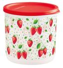 Refri Line Redondo 1,1 litros linha Morangos Tupperware