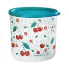 Refri Line Redondo 3,3 Litros - Cereja com Tampa Tropical