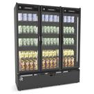 Refrigerador Auto Serviço 1,57m 3 Portas 958L Vanguard Resfriados ASVR3P All Black Refrimate
