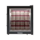 Refrigerador Bancada Com Porta De Vidro 85l Gfb75 Gelopar Expositor Preto 220v