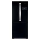 Refrigerador brastemp frost free 540l side by side inverse em aço inox preto 127v bro80aeana