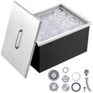 Refrigerador de gelo VEVOR Drop in Ice Chest 30,25L em aço inoxidável