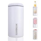 Refrigerador de latas MYTHQUATE 3 em 1 Slim para latas e garrafas de 355 ml Refrigerador de latas MYTHQUATE 3 em 1 Slim para latas e garrafas de 355 ml