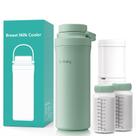 Refrigerador de leite materno YunBaby 650 ml 30 horas de resfriamento verde