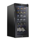 Refrigerador de vinho SCHMÉCKÉ 18 garrafas com fechadura - preto