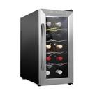Refrigerador de vinho Schmécké de 10 garrafas termoelétrico de aço inoxidável