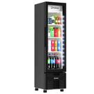 Refrigerador Expositor Inverter Vr08 Preto 215L Porta Vidro Bivolt - Imbera